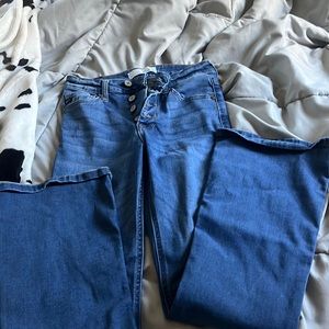 KanCan jeans - worn maybe once -high rise flare -size 1/24